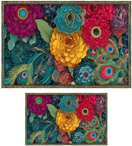 Set di tappetini per il bagno 2 pz 60x100 cm – Foutastic