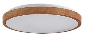 Lindby - Mynte Round LED Plafoniera Ø42,5 Wood/White Lindby