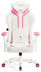 Sedia da gaming Diablo X-Ray 2.0 Small:  Bianco e Rosa