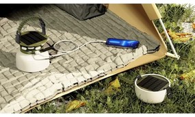 Immax 08493L - Lampada portatile a LED RGB ricaricabile a energia solare LED/10W/5V 3600 mAh IP65