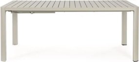 Tavolo Da Esterno Allungabile In Alluminio 100x180-240 Cm Kiplin Rastin Bizzotto