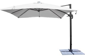TESLA - ombrellone da giardino decentrato con led 3 x 3