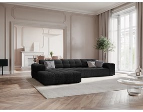 Divano angolare antracite (angolo sinistro) Chicago - Cosmopolitan Design