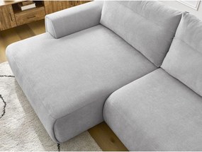 Divano angolare in grigio chiaro Aden – Bobochic Paris