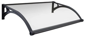 LEDDY - pensilina porta ingresso in policarbonato fotovoltaica con led
