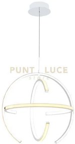 Lampada a sospensione chanel, led 50w 3000k 4500lm, dimmerabile, bi...