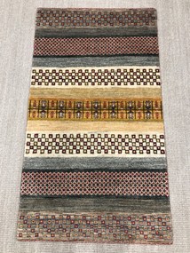 Loribaft Tappeto 70 x 130 Beige (Iran) Annodato A Mano