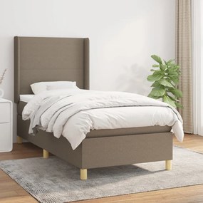 Giroletto A Molle Con Materasso Tortora 100x200 Cm İn Tessuto /