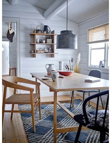 Tappeto color antracite in iuta 150x245 cm Cat – Bloomingville