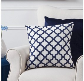 Eglo 420016 - Cuscino decorativo CHEVERY 45x45 cm bianco/blu