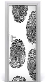 Adesivo per porta Impronte digitali 75x205 cm