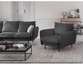 Poltrona grigio scuro Vienna - Cosmopolitan Design