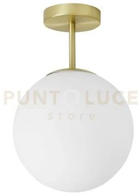 Jugen lampadario da soffitto 1 luce colore ottone attacco e27