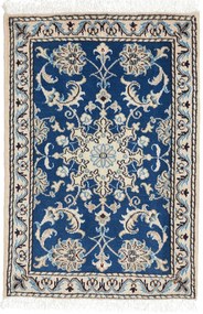 Nain Tappeto persiano 60x90 Blu (Iran) Annodato A Mano