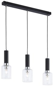 Jupiter 1869 - TU3 - Lampadario a sospensione con filo TULUZA 3xE27/60W/230V argento