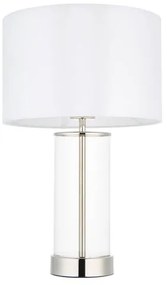 Endon 102674 - Lampada da tavolo dimmerabile LESSINA 1xE27/10W/230V cromo lucido/bianco