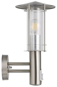 EGLO 30185 - Lampada da muro con sensore esterno LISIO  1xE27/60W/230V IP44