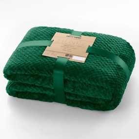 Coperta in microfibra verde scuro, 150 x 200 cm Henry - DecoKing