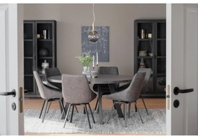 Vetrina in rovere nero 95x195 cm Everett - Rowico