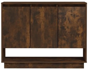 Credenza rovere fumo 97x31x75 cm in truciolato