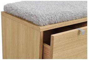 Panca in colore naturale effetto rovere 106 cm Confetti - Rowico