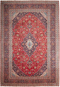 Kashan Tappeto persiano 250 x 350 Rosso (Iran) Annodato A Mano