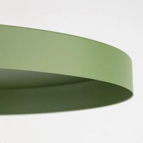 Lampadario a sospensione con filo SILA 1xE27/15W/230V diametro 30 cm verde