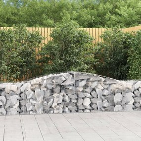 Cesto Gabbione Ad Arco 400x50x60/80 Cm Ferro Zincato /