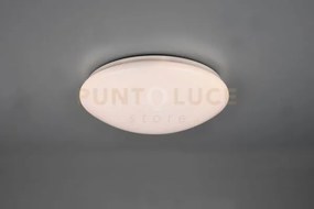 Lukida plafoniera led tonda diffusore metacrilato satinato con tele...