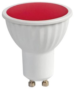 Faretto LED GU10 5W Rosso Colore Rosso