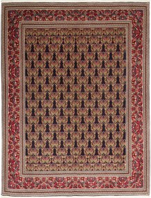 Tabriz Tappeto 160 x 210 Blu (Iran) Annodato A Mano