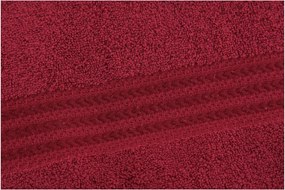 Asciugamano in cotone rosso, 30 x 50 cm Rainbow - Foutastic