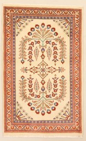 Rizbaft Tappeto persiano 90x130 (Iran) Annodato A Mano