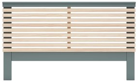 Testiera di colore naturale/verde polveroso con effetto pino 146x100 cm Pisco – Marckeric