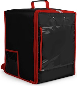 Zaino Borsa Termica Porta Pizze da Asporto 15 Cartoni Safemi Fast 15 Nero...