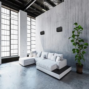 Lampada da parete nera Maxi Geo - Sollux