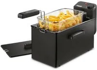 PRINCESS FRIGGITRICE A OLIO 3LTACCIAIO INOX NERO 2000W