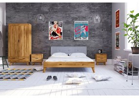 Armadio in rovere 90x180 cm Greg - The Beds