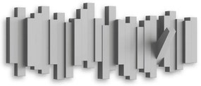 Appendiabiti da parete in plastica grigia Sticks - Umbra