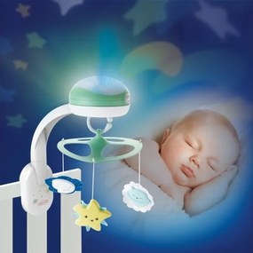 Infantino - Culla per bambini mobile con melodia 3in1 3xAA verde