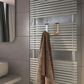 Appendino singolo per termoarredo nero Gedy serie Merlino in resina