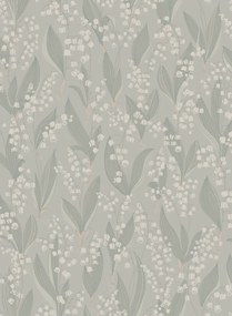 Sandberg Tapete Liljekonvalj - Sage Green