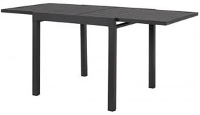 Tavolo Hawaii allungabile in alluminio - 90/180 x 90, Antracite
