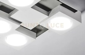 Milet lampada da soffitto 4 luci  attacco gx53 grigio ral 7039 in g...