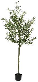 Albero Ulivo Artificiale 700 Foglie 180 Cm Verde /
