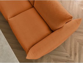 Divano arancione allungabile 234 cm Ernest – Bobochic Paris