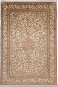 Cashmere Silk Tappeto 310 x 210 (Indian) Annodato A Mano