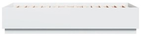 Giroletto Bianco 90x200 cm in Legno Multistrato