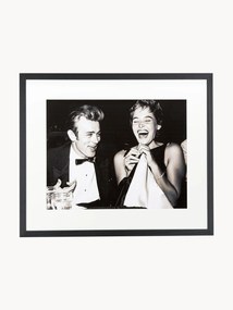 Stampa fotografica incorniciata Pier Abgeli e James Dean