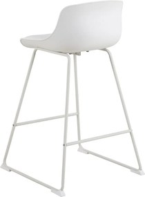 Sgabello da bar bianco (altezza della seduta 66 cm) Tina – Actona
